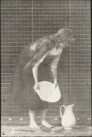 Plate 234 Lifting and emptying a basin of water and turning — figure reference